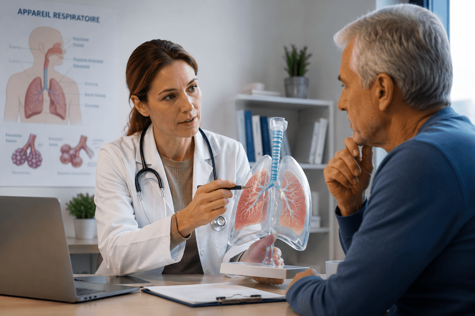 Illustration du domaine Pathologies respiratoires
