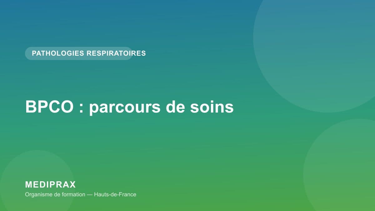 Illustration de la formation BPCO : optimiser le parcours de soins